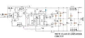 class d amplifier circuit 900W